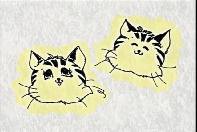 Аниме Полосатая кошка Мимэ